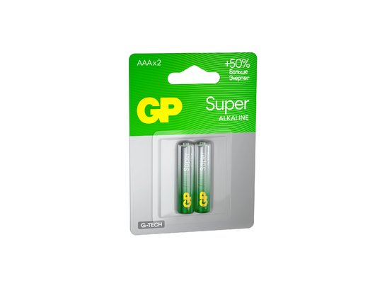 Батарейка GP Super Alkaline 24А ААA 2 шт.
